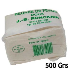 Beurre Fermier Doux 500 gr