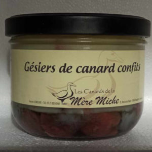 Gésiers de canard confit 400 gr