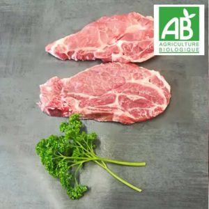 Côtes échine BIO de Porc (450 gr)