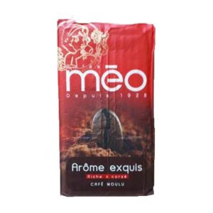 Café Méo Arômes exquis 250gr ( 30 % arabica 70 % robusta) Moulu