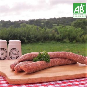 Saucisses BIO aux herbes (5x60G)