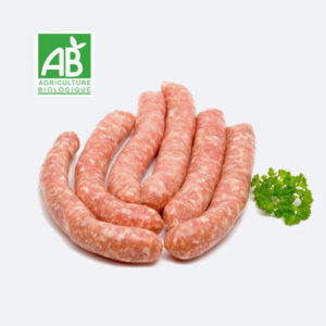 Chipolatas BIO au Piment d'Espelette (5x60G)