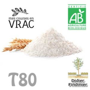Vrac- Farine T80 Semi complète Bio BIOCER