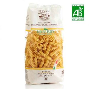 Fusilli Spirale Demi-Complète BIO 'IRIS' paquet 500grs