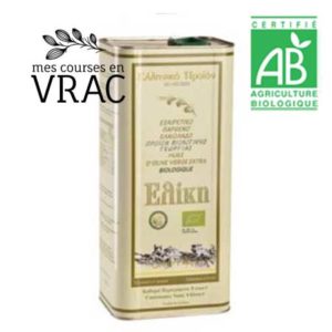 Vrac- Huile d'olive 'ELIKI' Bio - au choix