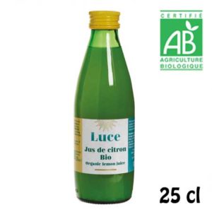 Jus de citron bio 25cl