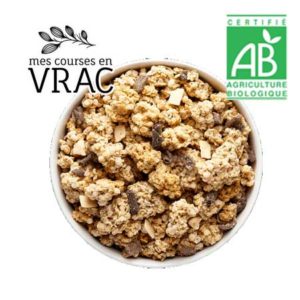Vrac- Céréales Krounchy 3 chocolats Grillon d'Or Bio