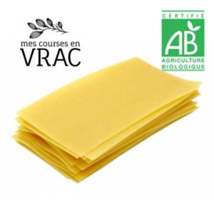 Vrac- Pâtes Lasagnes Blanches Iris Bio
