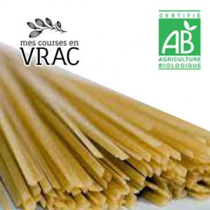 Vrac- Pâtes Linguine Blanches Tagliatelles Iris Bio