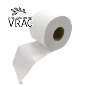 Papier hygiènique blanc recyclé 600 feuilles (66m) PAPECO - VRAC