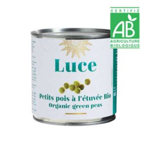 Petits pois à l'étuvé bio Luce 400gr