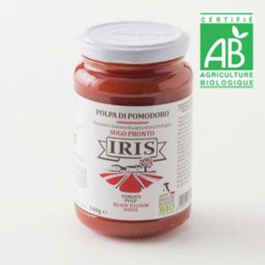 Pulpe de tomate nature BIO 'IRIS' 340grs
