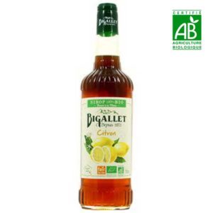 Sirop de Citron Bigallet BIO 70cl