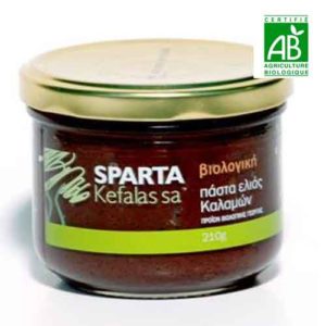 Tapenade Kalamata Sparta BIO 210grs