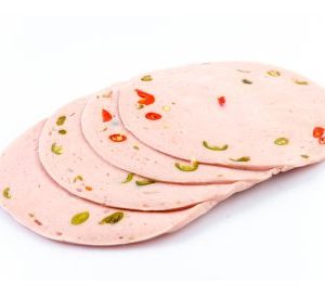 Mortadelle aux poivrons (10 tranches).