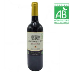 AOC Bordeaux rouge Château Josseme sans sulfites 75cl