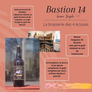 Bastion 14  7.8° Brasserie des 4 Ecluses 33 cl