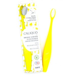 Brosse à dents enfants écologique souple rechargeable