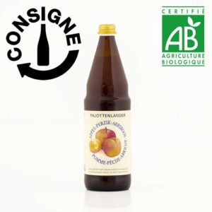 Jus Pomme Pêche Abricot Pajottenlander 75cl Bio (bouteille consignée)