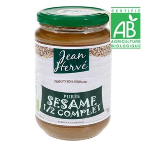 Purée de Sésame demi-complet Jean Hervé Bio 350g