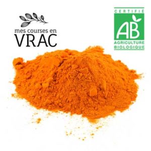 Vrac- Curcuma en poudre bio (Inde)