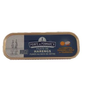 Filets de harengs fumés au bois de hêtre 150 gr Penmarc'h