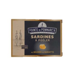Sardines à poêler au beurre de baratte 115 gr Penmarc'h