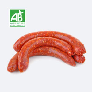 Merguez de porc BIO (10x60g)