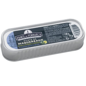 Filets de maquereaux marinés au citron et basilic teneur réduite en sel 130 gr Penmarc'h