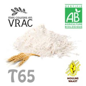 Vrac- Farine de blé Type 65 bio Moulins Waast