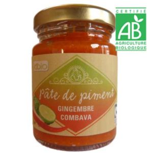 Pâte piment gingembre Combava -90 gr