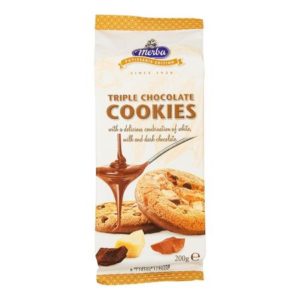 Cookies triple chocolat paquet 200g