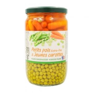 Petit pois & jeunes carottes France 720ml