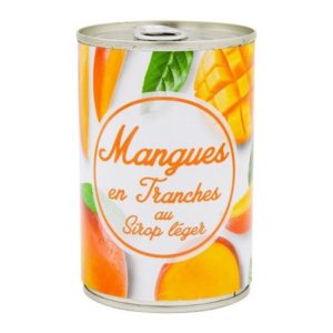 Mangues au sirop boite 235g egoutté
