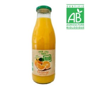 Pur jus d'orange avec pulpe BIO btl 75cl