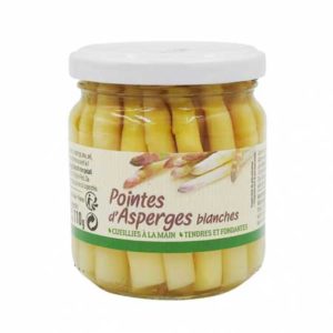 Pointes d'asperges blanches 212 ml