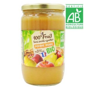 Purée pomme et poire BIO bocal 680g