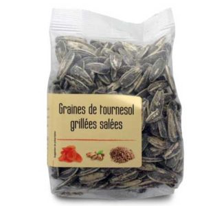 Graines de tournesol grillées salées paquet 100g