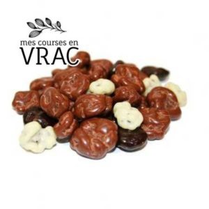 Vrac- Raisins enrobés trois chocolats
