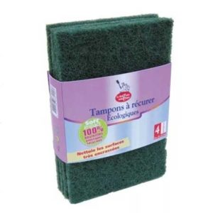 Lot de 4 tampons à récurer écologiques