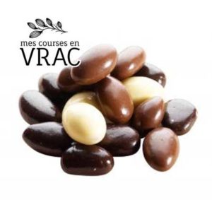 Vrac- Amandes enrobées trois chocolats