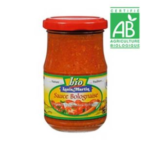 Sauce bolognaise BIO pot 190g L.Martin
