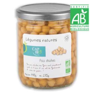 Pois chiches au naturel BIO - Cap Bio