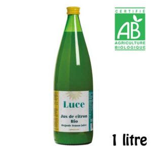 Jus de citron bio 1 Litre