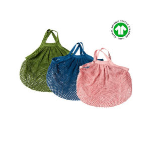 Sac filet à provisions couleurs assorties 10 L. Ecocert