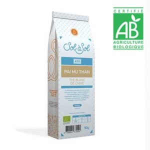 Thé blanc de Chine -BIO@Vrac- Pai Mu Than - 50 g