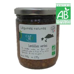 Lentilles vertes - Cap Bio 330 gr