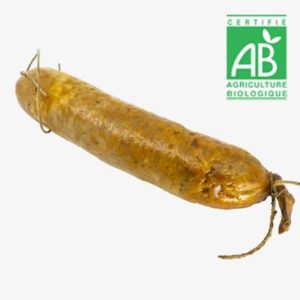 Saucisson a l'Ail BIO (300 grs env.)à réguler