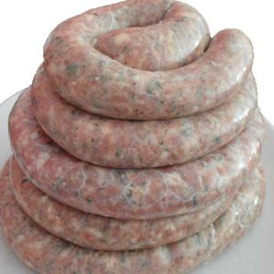 Saucisse 4 chemins - Poulet,Lapin,Lard fumé - Au choix