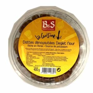 Dattes dénoyautées Algérie Cup 400g B&S